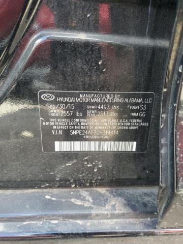 2016 HYUNDAI SONATA SE 5NPE24AF7GH314414