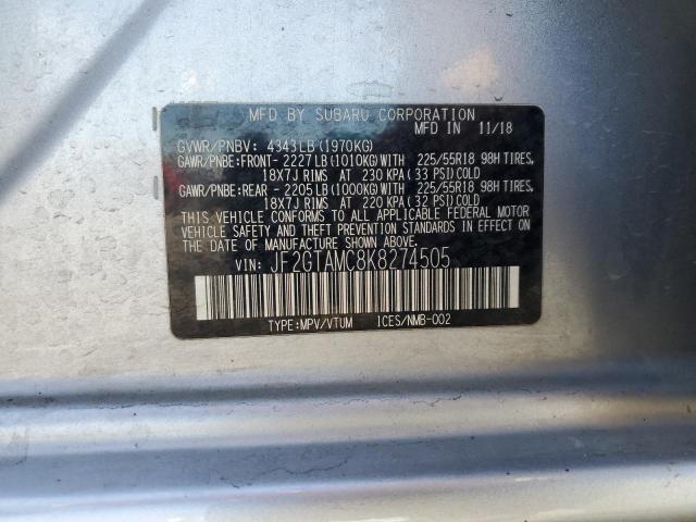 2019 SUBARU CROSSTREK #3302743023