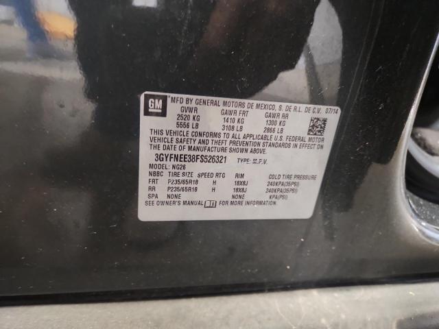 2015 CADILLAC SRX LUXURY - 3GYFNEE38FS526321