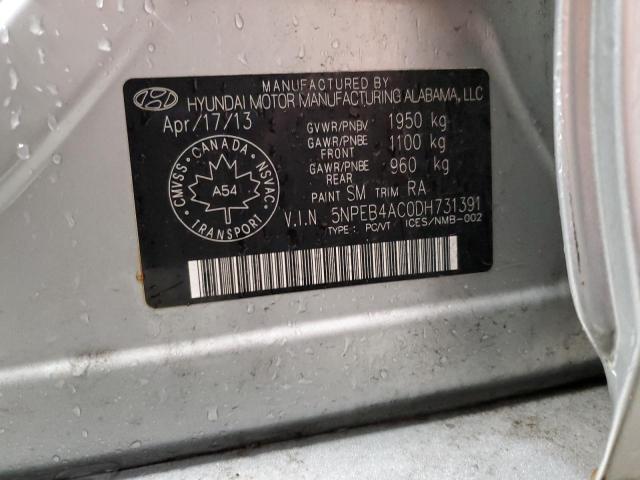 2013 HYUNDAI SONATA GLS - 5NPEB4AC0DH731391