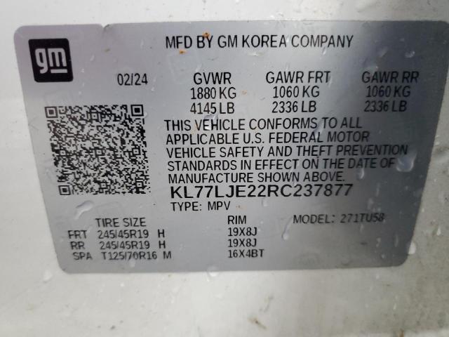 2024 CHEVROLET TRAX 2RS #3292297267