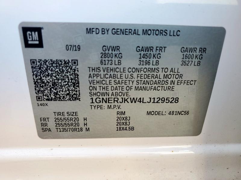 2020 CHEVROLET TRAVERSE R #3305655768