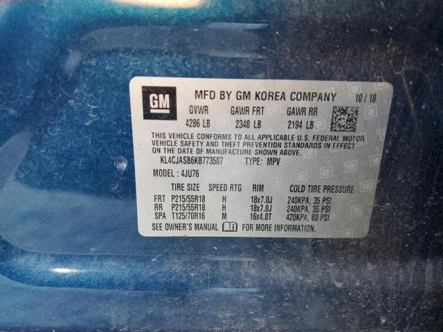 2019 BUICK ENCORE PREFERRED KL4CJASB6KB773507