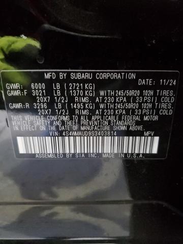 2025 SUBARU ASCENT TOU 4S4WMAUD9S3403814