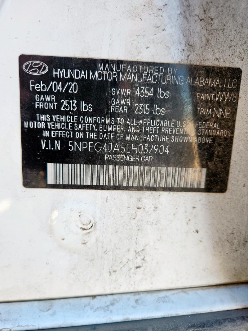 2020 HYUNDAI SONATA SE #3303047612