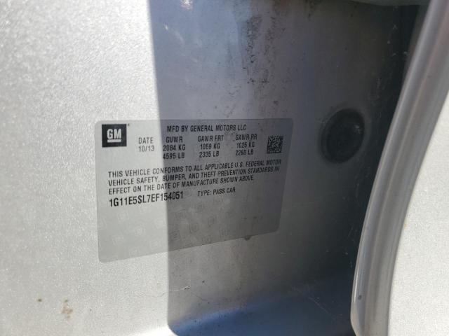 2014 CHEV MALIBU 2LT - 1G11E5SL7EF154051