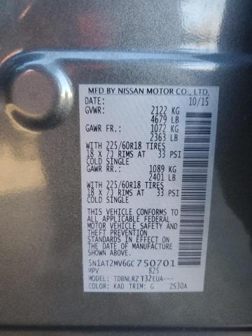 2016 NISSAN ROGUE S - 5N1AT2MV6GC750701