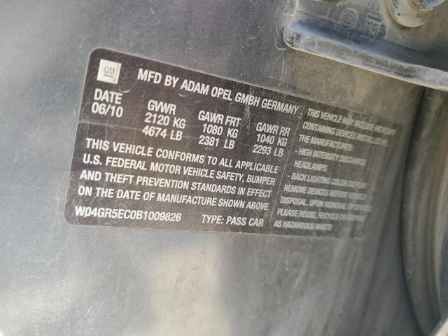 2011 BUICK REGAL CXL - W04GR5EC0B1009826