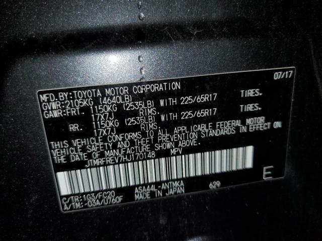 2017 TOYOTA RAV4 XLE - JTMRFREV7HJ170148