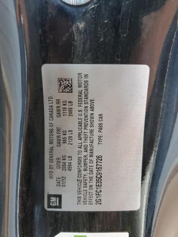 2012 CHEVROLET CAMARO LT - 2G1FC1E35C9167726