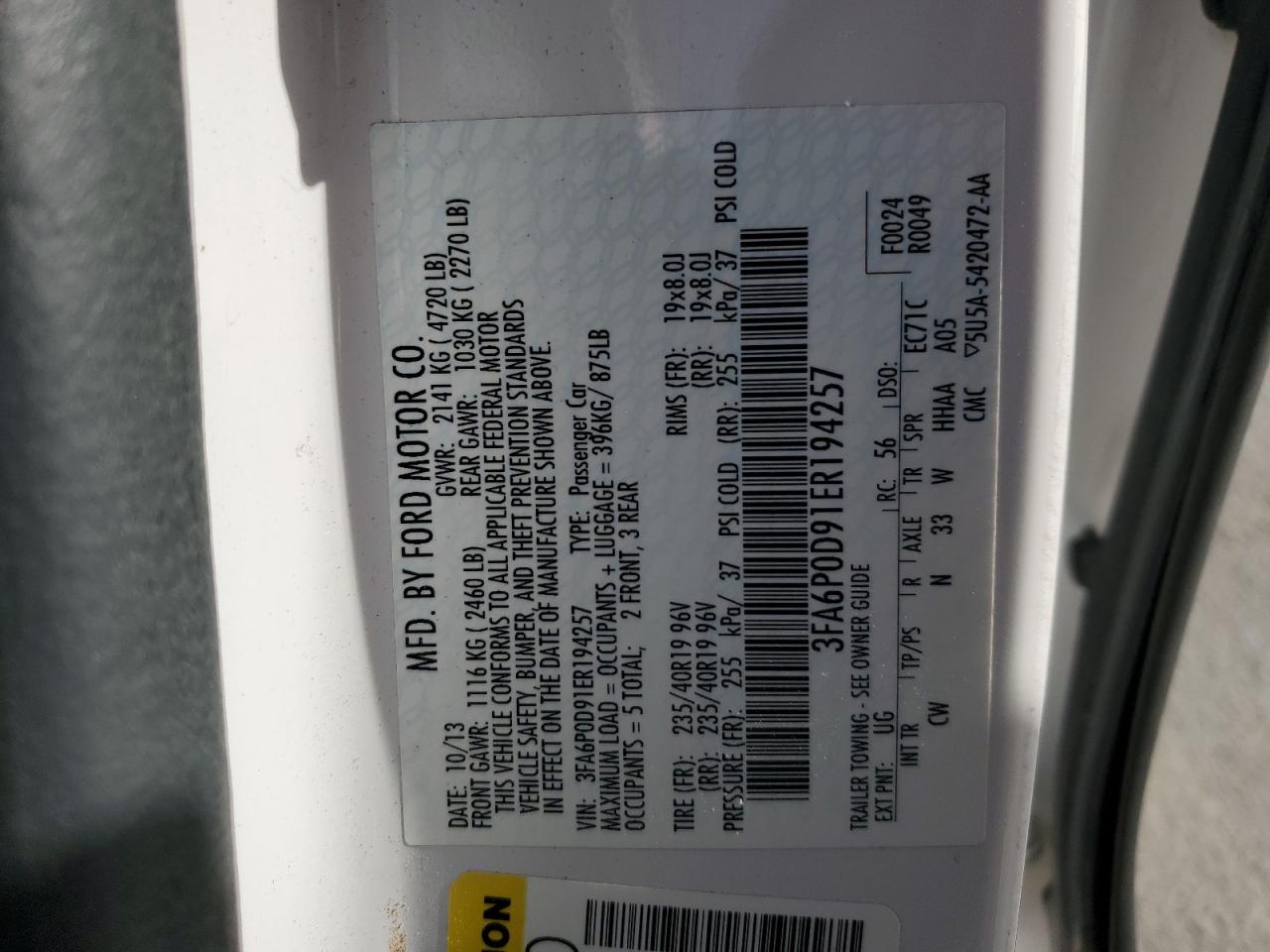 FORD FUSION TITANIUM