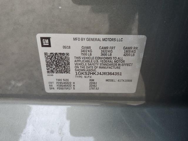 2018 GMC YUKON XL D - 1GKS2HKJ4JR364351
