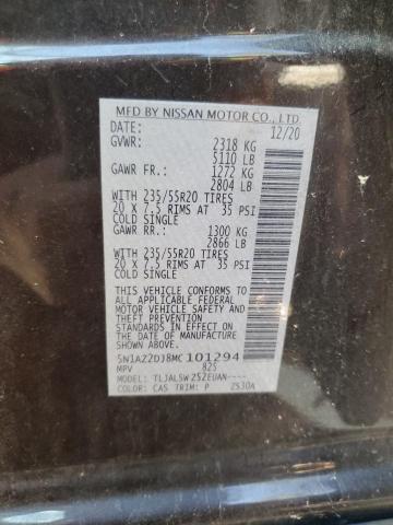 2021 NISSAN MURANO PLA #3291163959