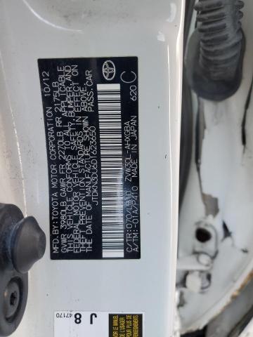 2013 TOYOTA PRIUS - JTDKN3DU6D1623650