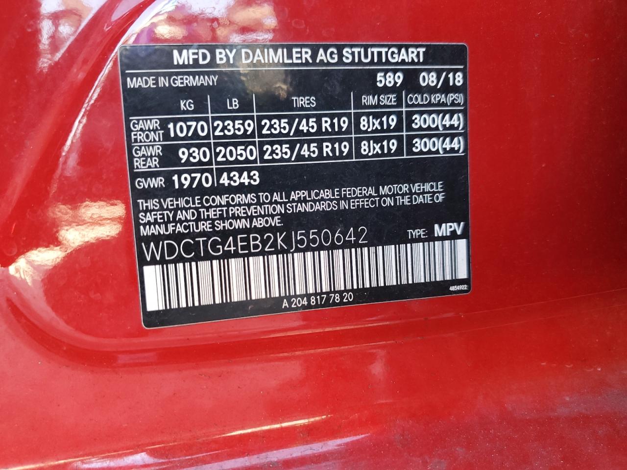 MERCEDES-BENZ GLA-CLASS 250