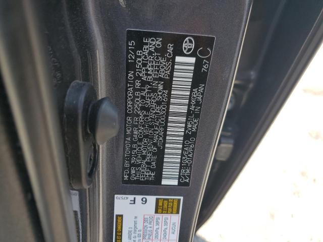 2016 TOYOTA PRIUS JTDKARFU0G3001694