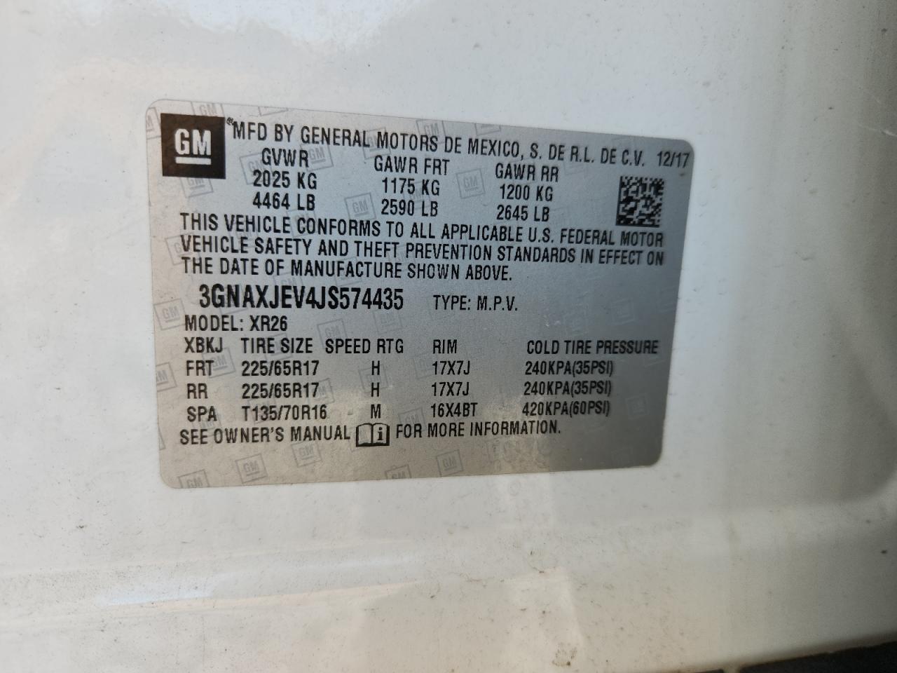 CHEVROLET EQUINOX LT