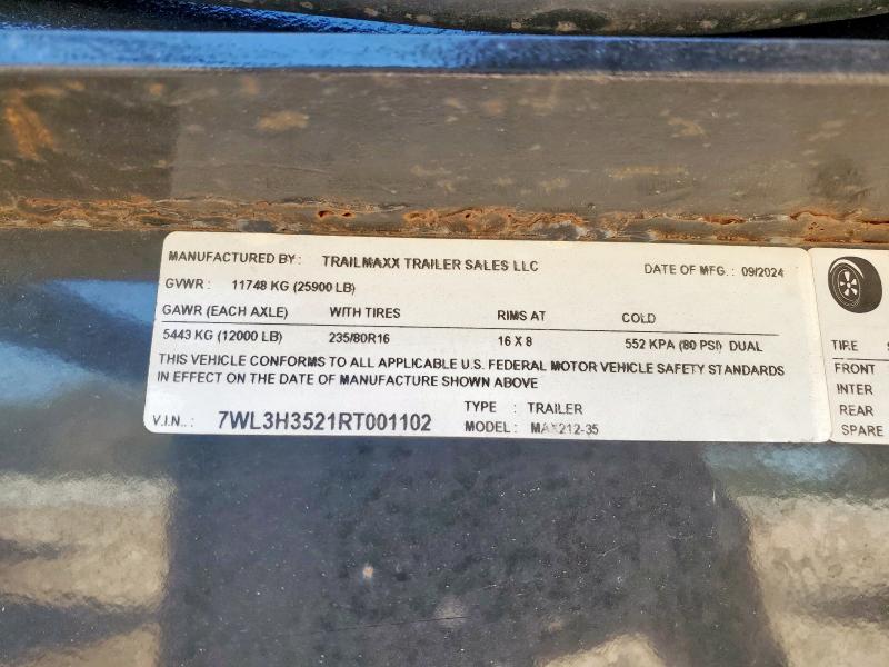 2024 TRAIL MAXX DECKOVER EQUIPMENT #3275463746