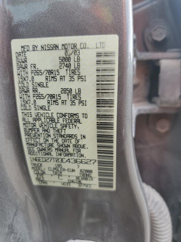 Lot #3279000684 2003 NISSAN FRONTIER C