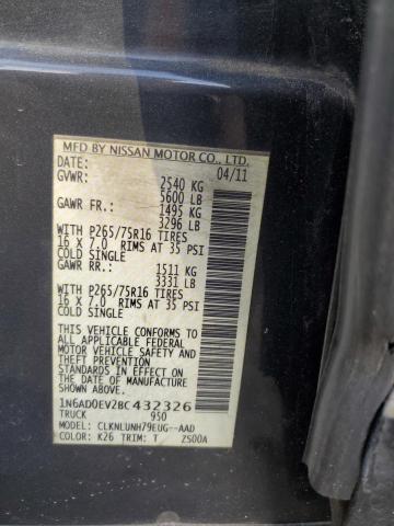 2011 NISSAN FRONTIER S #3270770868