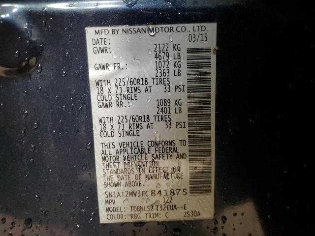 2015 NISSAN ROGUE S - 5N1AT2MV3FC841875