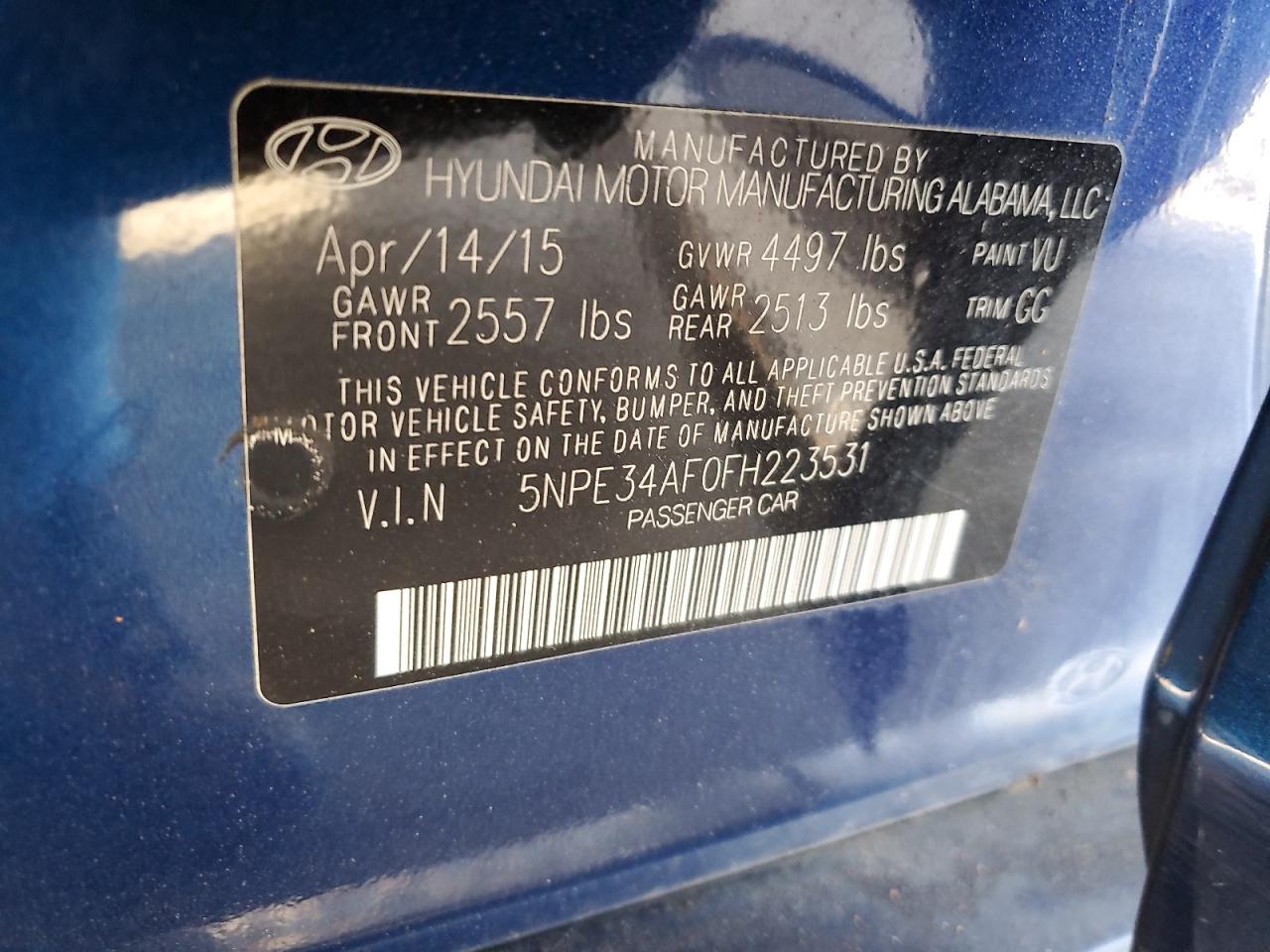 HYUNDAI SONATA SPORT