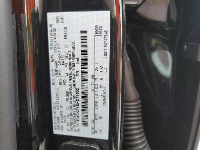 2025 FORD F150 XLT 1FTEW3KP6SKD76502