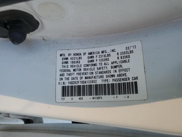 2013 HONDA ACCORD EX - 1HGCR2F76DA130952
