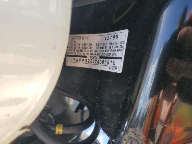 2000 YAMAHA XV1600 AL JYAVP02E7YA006910