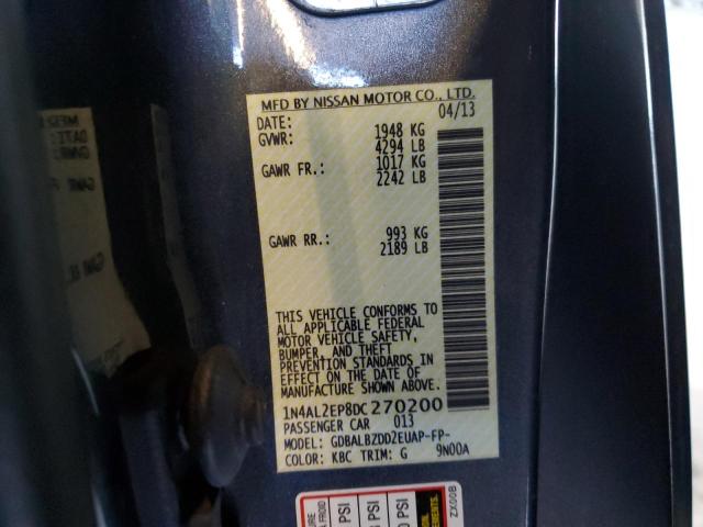 2013 NISSAN ALTIMA S #3296995847