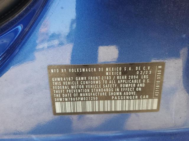 2023 VOLKSWAGEN JETTA SE 3VW7M7BU5PM021250