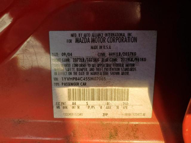 2005 MAZDA 6 I #3279579243