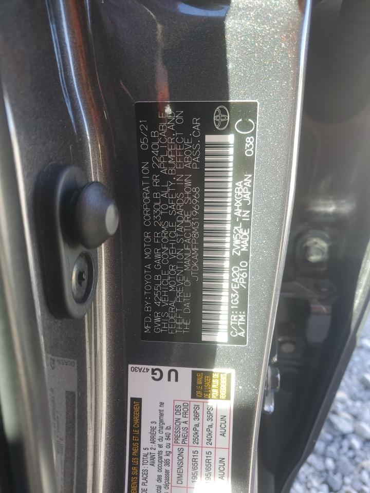 TOYOTA PRIUS PRIME LE