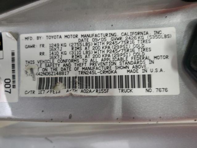 2006 TOYOTA TACOMA ACC #3279616783