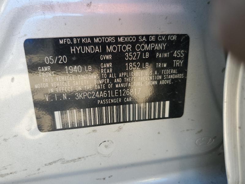 2020 HYUNDAI ACCENT SE #3297251466