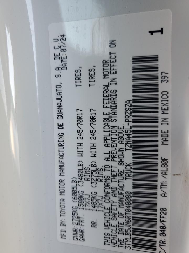 TOYOTA TACOMA DOUBLE CAB