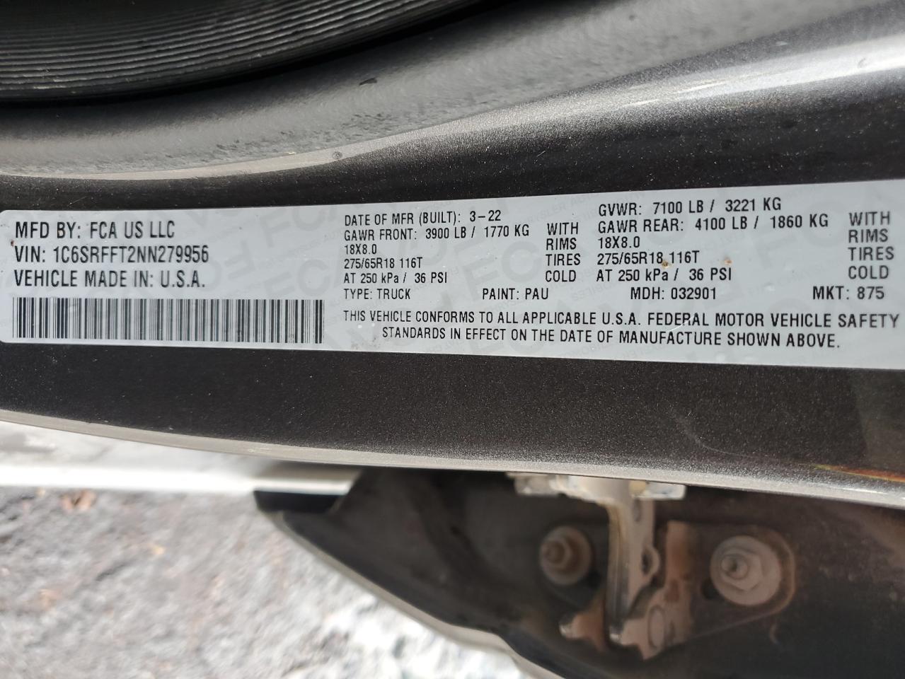 RAM 1500 BIG HORN/LONE STAR