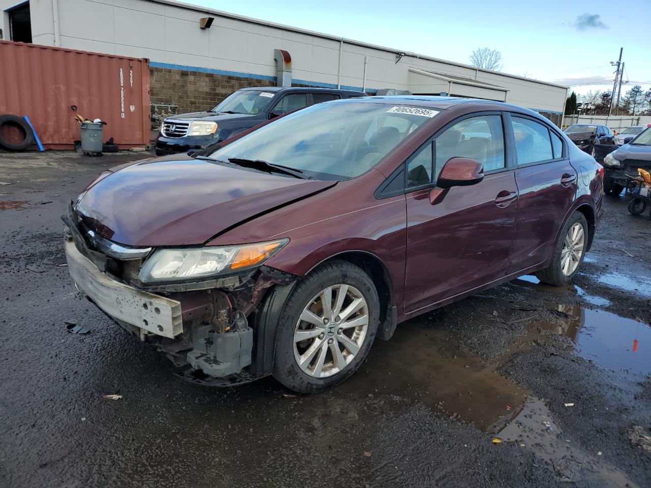 Lot #3285698651 2012 HONDA CIVIC EX