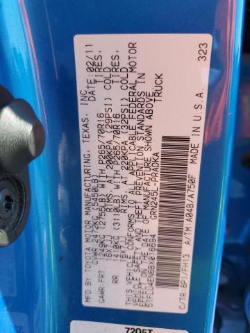 2011 TOYOTA TACOMA DOU - 5TFLU4EN6BX016694