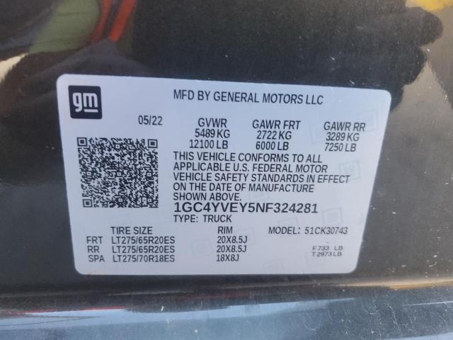 2022 CHEVROLET SILVERADO #3297162504