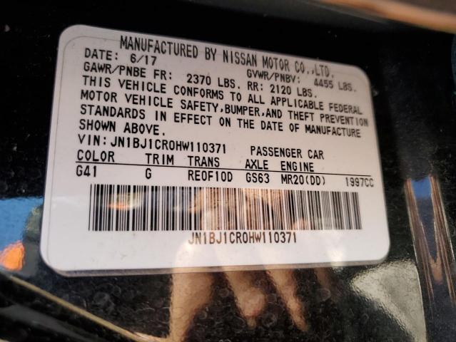 2017 NISSAN ROGUE SPOR #3294813752