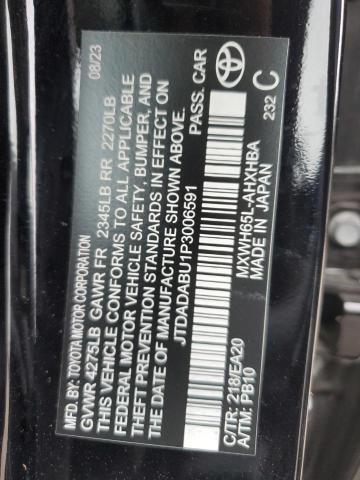 2023 TOYOTA PRIUS LE - JTDADABU1P3006591