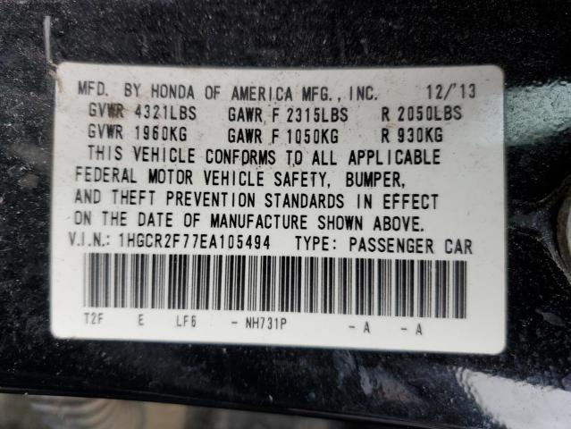 2014 HONDA ACCORD EX - 1HGCR2F77EA105494