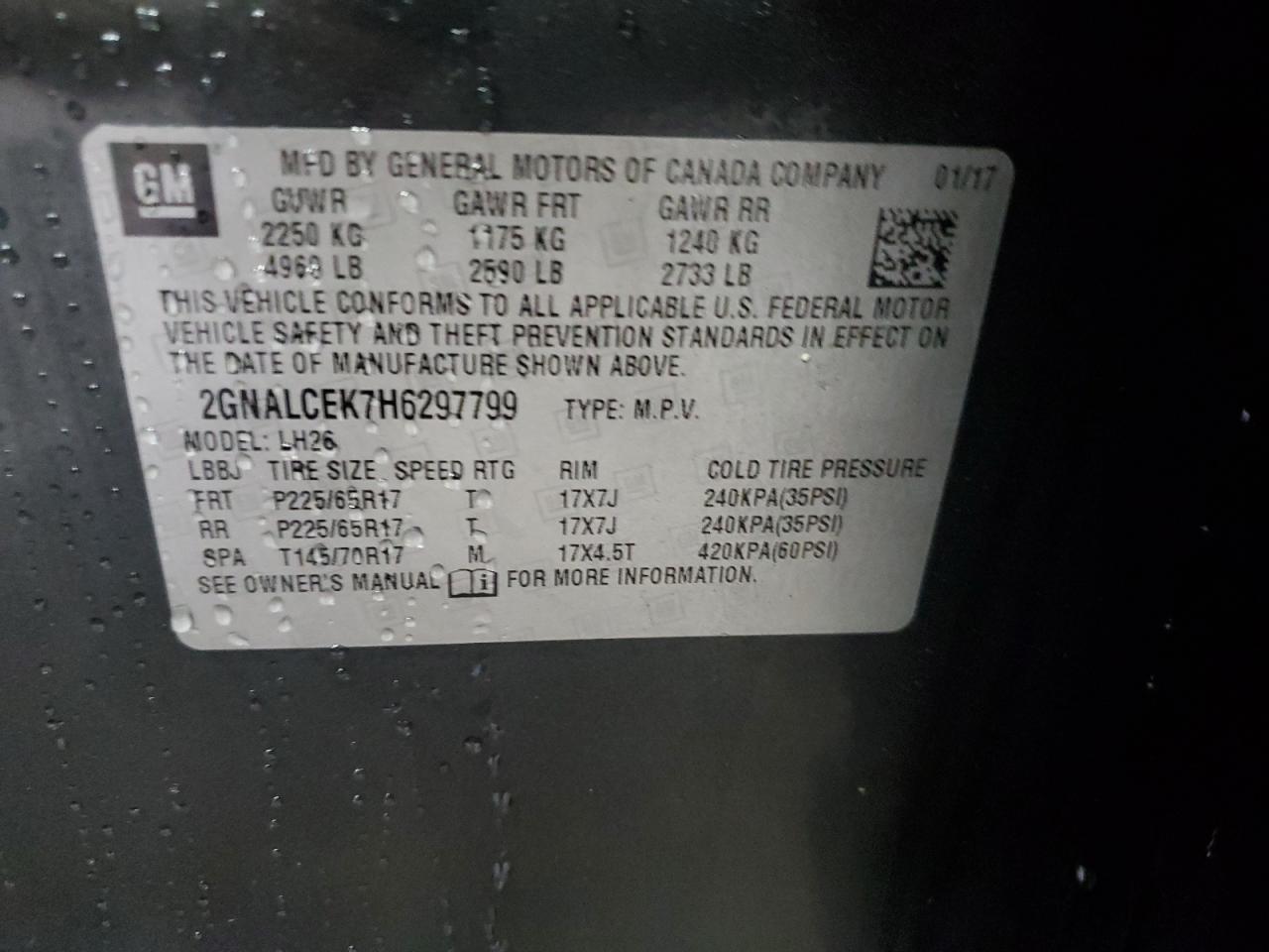 CHEVROLET EQUINOX LT