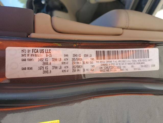 2015 JEEP GRAND CHER - 1C4RJFCG5FC116558