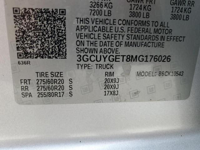 2021 CHEVROLET SILVERADO #3283848415