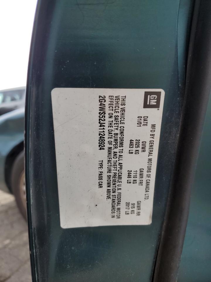 Lot #3285683678 2001 BUICK CENTURY CU