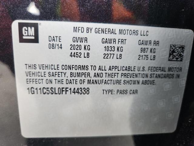 2015 CHEVROLET MALIBU 1LT - 1G11C5SL0FF144338