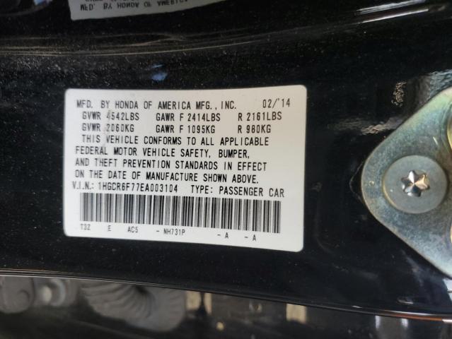 2014 HONDA ACCORD - 1HGCR6F77EA003104