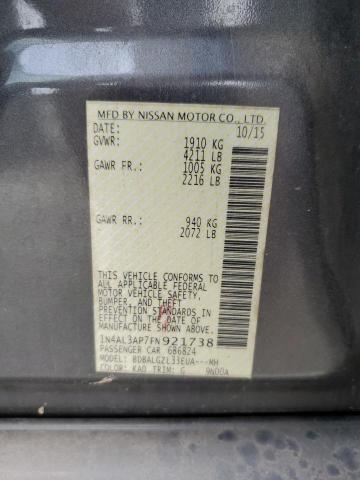 2015 NISSAN ALTIMA 2.5 1N4AL3AP7FN921738